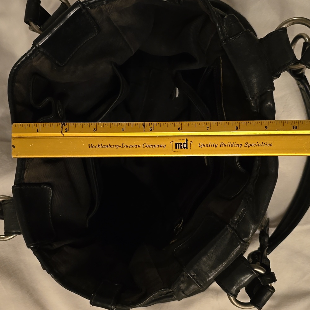 Frye Black Leather Tote